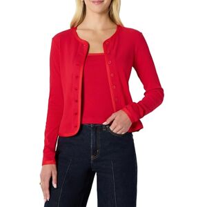 Amazon Essentials Women's Slim-Fit Ribbed Cardigan & Cami Set with Removable Straps, Red, XXL Amazon Essentials Women's Slim-Fit Ribbed Cardigan & Cami Set with Removable Straps, Red, XXL