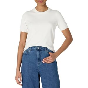 Amazon Essentials Women's Regular-Fit Short-Sleeve Crewneck Pullover Jumper Top, Eggshell White, XXL Amazon Essentials Women's Regular-Fit Short-Sleeve Crewneck Pullover Jumper Top, Eggshell White, XXL