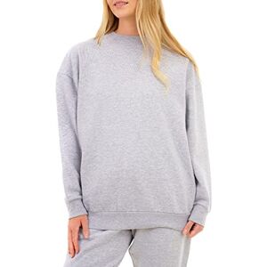 M17 Womens Ladies Recycled Oversized Sweatshirt Soft Cosy Casual Long Sleeve Top Pullover Jumper Crewneck Sweater (L, Grey), 5056242847397 M17 Womens Ladies Recycled Oversized Sweatshirt Soft Cosy Casual Long Sleeve Top Pullover Jumper Crewneck Sweater (L, Grey), 5056242847397