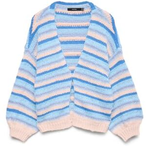 VERO MODA Womens Vmmaybe Stripe Ls Open Cardigan Noos, Cashmere Blue, S UK VERO MODA Womens Vmmaybe Stripe Ls Open Cardigan Noos, Cashmere Blue, S UK