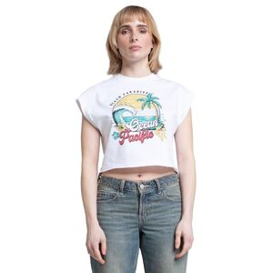Ocean Pacific Women's Noosa Sleeveless T-Shirt, White/Multicolour, XS Ocean Pacific Women's Noosa Sleeveless T-Shirt, White/Multicolour, XS
