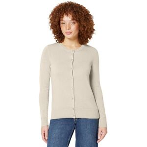 Amazon Essentials Women's Lightweight Crewneck Cardigan Jumper (Available in Plus Size), Oatmeal Heather, S Amazon Essentials Women's Lightweight Crewneck Cardigan Jumper (Available in Plus Size), Oatmeal Heather, S