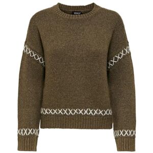 ONLY Onlamanda Life LS O-Neck Detail KNT Noos, Cub, XL ONLY Onlamanda Life LS O-Neck Detail KNT Noos, Cub, XL