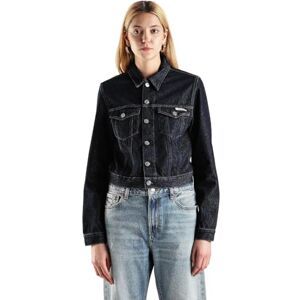 Calvin Klein 90s Cropped Fit Denim Jacket, Blue (Denim Rinse), XL Calvin Klein 90s Cropped Fit Denim Jacket, Blue (Denim Rinse), XL