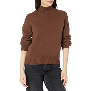 Amazon Essentials Women's Pull-Over Funnel Neck Cotton Jumper (Available in Plus Size), Deep Brown, XXL Amazon Essentials Women's Pull-Over Funnel Neck Cotton Jumper (Available in Plus Size), Deep Brown, XXL