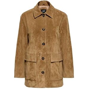 ONLY Women's Onlsienna Real Suede Jacket OTW Onlsienna Real Suede Jacket OTW (Pack of 1), Tigers Eye, M ONLY Women's Onlsienna Real Suede Jacket OTW Onlsienna Real Suede Jacket OTW (Pack of 1), Tigers Eye, M