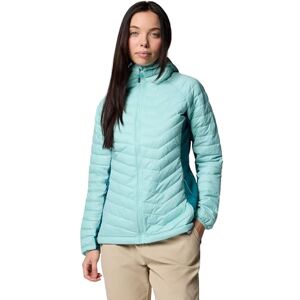Columbia Women's Powder Pass 2 Hybrid Hooded Jacket, Hooded Puffer Jacket, Spray/River Blue, XS Columbia Women's Powder Pass 2 Hybrid Hooded Jacket, Hooded Puffer Jacket, Spray/River Blue, XS