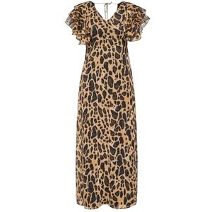 ONLY Onlasta Life S/S Frill Ankel Dress WVN, Black, L ONLY Onlasta Life S/S Frill Ankel Dress WVN, Black, L