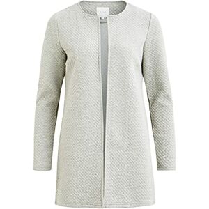 Vila CLOTHES Women's VINAJA NEW LONG JACKET NOOS Blazer, Grey (Light Grey Melange), 36 (Manufacturer size: Small) Vila CLOTHES Women's VINAJA NEW LONG JACKET NOOS Blazer, Grey (Light Grey Melange), 36 (Manufacturer size: Small)