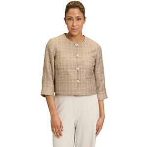 Betty Barclay Women's Fringed Blazer Jacket, Powder Pearl, 12 Betty Barclay Women's Fringed Blazer Jacket, Powder Pearl, 12