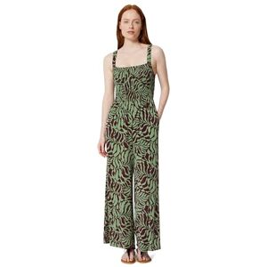 Amazon Essentials Women's Square Neck Wide Leg Sleeveless Jumpsuit, Sage Green Abstract Palms, X-Small Amazon Essentials Women's Square Neck Wide Leg Sleeveless Jumpsuit, Sage Green Abstract Palms, X-Small
