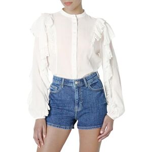 The Drop Women’s Arianna Dramatic Ruffle Sleeve Cotton Blouse, White, 3X, Plus Size The Drop Women’s Arianna Dramatic Ruffle Sleeve Cotton Blouse, White, 3X, Plus Size