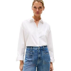Tommy Hilfiger Women’s New Easy Oversized Poplin Shirt, White (Th Optic White), 12 Tommy Hilfiger Women’s New Easy Oversized Poplin Shirt, White (Th Optic White), 12