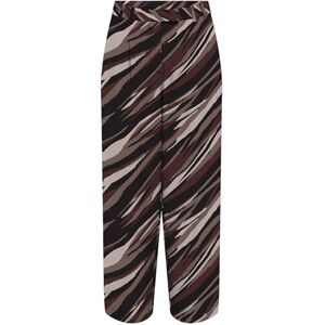 ONLY Women's Onlnova Life Elite Lesli Pant AOP Trousers, Brown Stone/AOP:589 Russet Graphic, L ONLY Women's Onlnova Life Elite Lesli Pant AOP Trousers, Brown Stone/AOP:589 Russet Graphic, L
