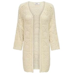 ONLY Onlbeach 7/8 Long Cardigan Nca KNT, White, M ONLY Onlbeach 7/8 Long Cardigan Nca KNT, White, M