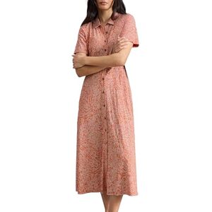 White Stuff Women's RUA Short Sleeve Button Down Jersey Shirt Red PR Size 20R White Stuff Women's RUA Short Sleeve Button Down Jersey Shirt Red PR Size 20R