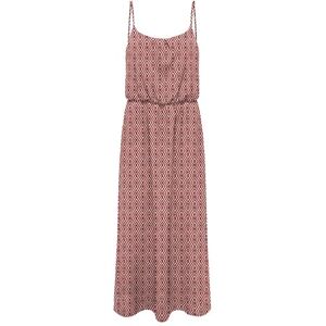 ONLY Onlnova Life Vis Strap Maxi Dress AOP, Karanda Red, 10 ONLY Onlnova Life Vis Strap Maxi Dress AOP, Karanda Red, 10