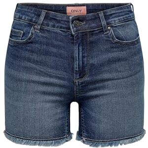 ONLY Female Denim Shorts ONLBlush Mid SK Denim Shorts, darkblue, XL ONLY Female Denim Shorts ONLBlush Mid SK Denim Shorts, darkblue, XL