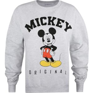 Disney Womens Crew Neck Sweater Mickey Mouse M Lightgrey Disney Womens Crew Neck Sweater Mickey Mouse M Lightgrey