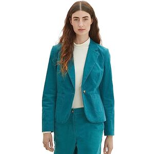 TOM TAILOR Women's Corduroy Blazer with Chest Pockets, 21178-ever Green, 12 TOM TAILOR Women's Corduroy Blazer with Chest Pockets, 21178-ever Green, 12