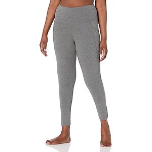 Jockey Women's Cotton Stretch Basic 7/8 Legging with Side Pocket, Charcoal, XL Jockey Women's Cotton Stretch Basic 7/8 Legging with Side Pocket, Charcoal, XL