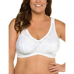 Ulla Popken Womenswear Plus Size Curvy Oversize Kelly Jacquard Shaping Bra White 115D 659343 20-115D Ulla Popken Womenswear Plus Size Curvy Oversize Kelly Jacquard Shaping Bra White 115D 659343 20-115D