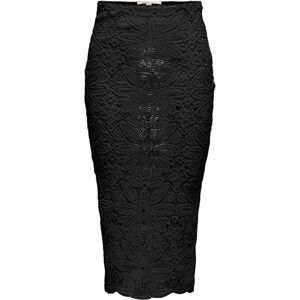 ONLY Female Skirt Onlalberte Long Skirt, Black, L ONLY Female Skirt Onlalberte Long Skirt, Black, L