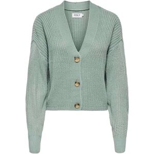 ONLY Womens Onlcarolspring L/S KNT Cardigan Sweater, Green, M UK ONLY Womens Onlcarolspring L/S KNT Cardigan Sweater, Green, M UK