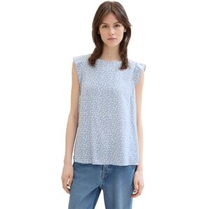 Tom Tailor Denim Women's 1042797 Blouse, 36045-Mid Blue Flower Print, XL Tom Tailor Denim Women's 1042797 Blouse, 36045-Mid Blue Flower Print, XL