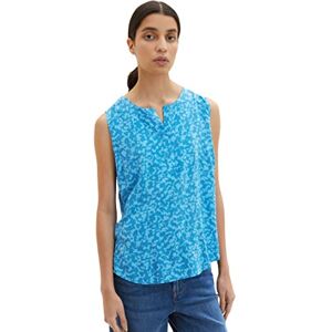 TOM TAILOR Ladies Blouse 1035254, 31746 Blue Geo Design, 38 TOM TAILOR Ladies Blouse 1035254, 31746 Blue Geo Design, 38