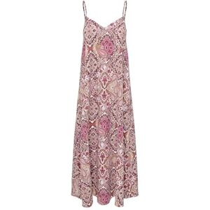 ONLY Onlnova Life Vis Roxy Long Dress AOP, Ibis Rose, S ONLY Onlnova Life Vis Roxy Long Dress AOP, Ibis Rose, S
