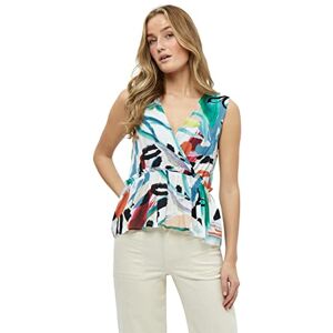 Desires Women's Destiny Sleeveless Top, Ecovero Viscose, Frill Detail, Printed, Wrap V-Neck, Blouse Desires Women's Destiny Sleeveless Top, Ecovero Viscose, Frill Detail, Printed, Wrap V-Neck, Blouse