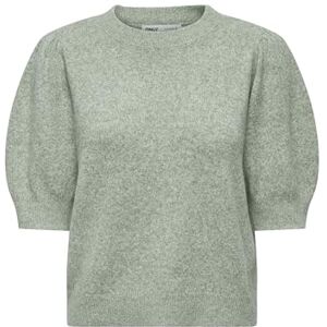 ONLY Women's Knitted Jumper, Chinois Green/Detail:w. Melange, S ONLY Women's Knitted Jumper, Chinois Green/Detail:w. Melange, S