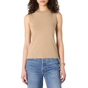 Amazon Essentials Women's Slim-Fit Rib Knit Boatneck Layering Tank, Tan, XX-Small Amazon Essentials Women's Slim-Fit Rib Knit Boatneck Layering Tank, Tan, XX-Small