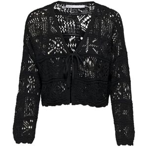 ONLY Women's ONLBEACH Life 7/8 O-Neck Cardigan KNT Shrugs, Black, S ONLY Women's ONLBEACH Life 7/8 O-Neck Cardigan KNT Shrugs, Black, S