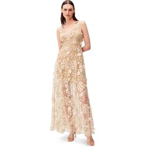 Dress the Population Women's Embellished Plunging Gown Sleeveless Long Dress, Sidney Pink Floral, L Dress the Population Women's Embellished Plunging Gown Sleeveless Long Dress, Sidney Pink Floral, L