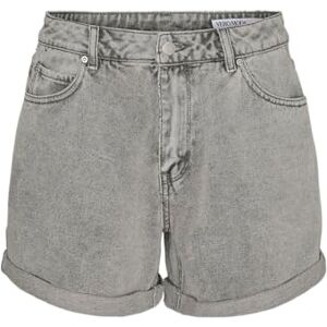 VERO MODA Women's Vmzuri Hr Loose Mix Noos Shorts, Medium Grey Denim, XS VERO MODA Women's Vmzuri Hr Loose Mix Noos Shorts, Medium Grey Denim, XS