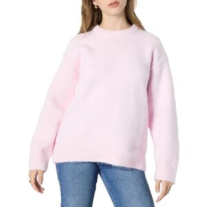 Amazon Essentials Women's Oversized-Fit Faux Mohair Crewneck Jumper, Pastel Lilac, XXS Amazon Essentials Women's Oversized-Fit Faux Mohair Crewneck Jumper, Pastel Lilac, XXS