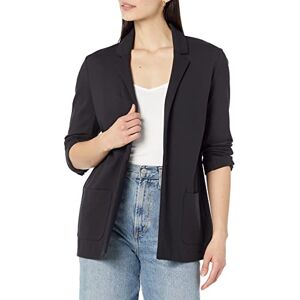 Amazon Essentials Women's Relaxed-Fit Soft Ponte Blazer, Black, 4XL Plus Amazon Essentials Women's Relaxed-Fit Soft Ponte Blazer, Black, 4XL Plus