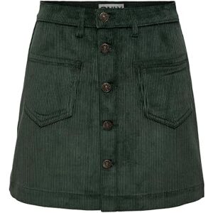 ONLY NOS Women's Onlamazing Hw Corduroy Skirt Pnt Noos Skirt Not Applicable, Green (Green Gables Green Gables), 10 (Manufacturer size: Small) ONLY NOS Women's Onlamazing Hw Corduroy Skirt Pnt Noos Skirt Not Applicable, Green (Green Gables Green Gables), 10 (Manufacturer size: Small)