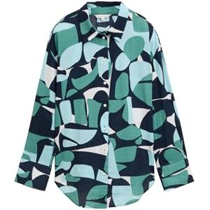 TOM TAILOR Women's Blouse, 37800 Green Dots and Shapes Design, 16 TOM TAILOR Women's Blouse, 37800 Green Dots and Shapes Design, 16