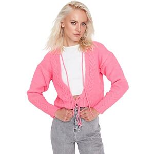Trendyol Women Regular Basic V Neck Knitwear Cardigan Pink Trendyol Women Regular Basic V Neck Knitwear Cardigan Pink