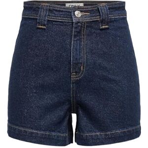 ONLY Onlparis Hw DNM Shorts Mae, Dark Denim Blue, S ONLY Onlparis Hw DNM Shorts Mae, Dark Denim Blue, S