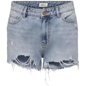 ONLY Women's ONLPACY HW DNM Shorts NOOS, Light Blue Denim, M ONLY Women's ONLPACY HW DNM Shorts NOOS, Light Blue Denim, M