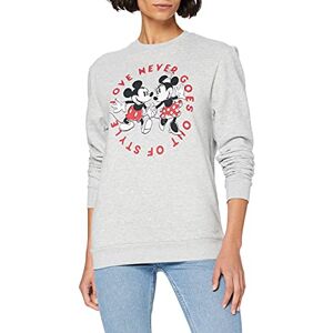 Disney Women's Love Never Goes Out of Style Sweatshirt, Grey (Heather Grey Hgy), 8 UK Disney Women's Love Never Goes Out of Style Sweatshirt, Grey (Heather Grey Hgy), 8 UK