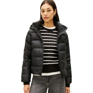 Tommy Hilfiger Women's Casual Down Jacket with Hood, Black (Black), XS Tommy Hilfiger Women's Casual Down Jacket with Hood, Black (Black), XS