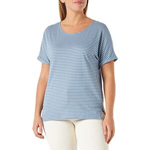 People Tree Women's Stripe Pyjama Tee Pajama Top, Blue, 10 People Tree Women's Stripe Pyjama Tee Pajama Top, Blue, 10