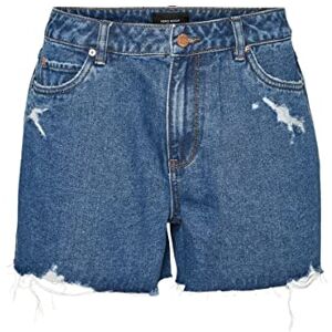 VERO MODA Women's Shorts, Medium Grey Denim, L VERO MODA Women's Shorts, Medium Grey Denim, L