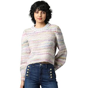 ONLY Female Knitted Jumper Multicoloured Knitted Jumper, Pumice Stone/Detail:w. Multi Spacedye, L ONLY Female Knitted Jumper Multicoloured Knitted Jumper, Pumice Stone/Detail:w. Multi Spacedye, L