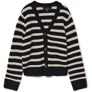 VERO MODA Vmcalla Ls V-Neck Cardigan Noos, Black, S VERO MODA Vmcalla Ls V-Neck Cardigan Noos, Black, S